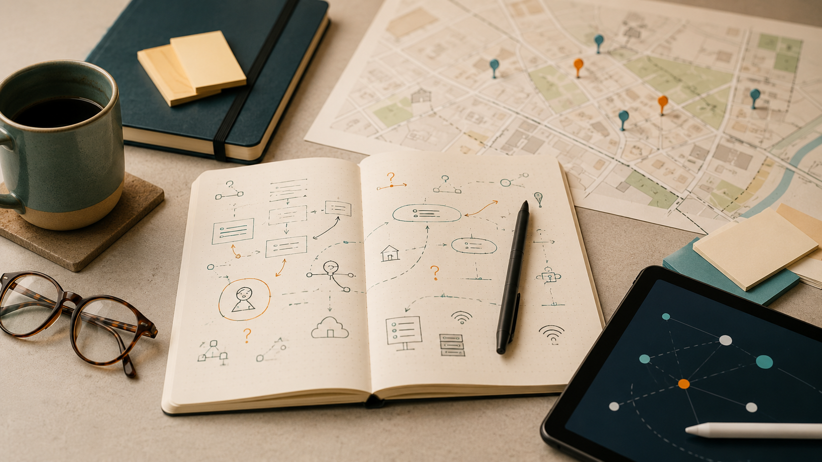 Notebook, conversation map and platform notes for a practical Tesrex enquiry.